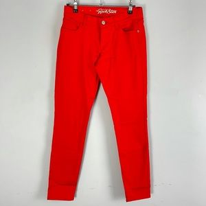Old Navy rockstar skinny jeans red women’s midrise